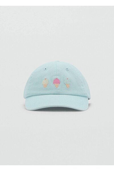 MANGO Baby İşleme detaylı şapka