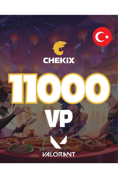 Valorant 11000VP Riot Cash Points