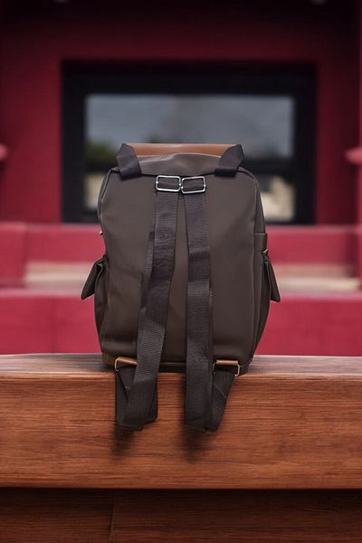 Classbag Women's Brown Multi-Eye Both Backpack and Crossbody Backpack