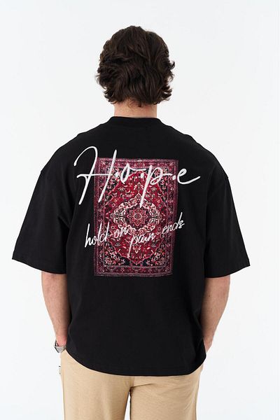 CANMODA 100% Marketer Oversize T-Shirt - Μαύρο