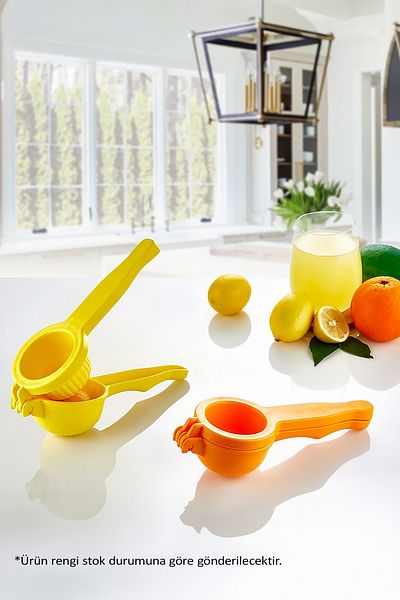 NOYİSKA Quality Hard Plastic Lemon Squeezer Kitchen Tool 20 cm 1 Piece