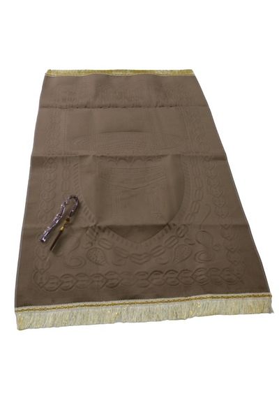 smart home Islamic Prayer Rug with Tasbih, Soft Islamic Prayer Rug, Premium Prayer Mat for Men, Women and Kids