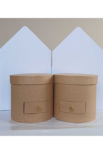 KERİBOX İkili Karft silindir çekmeceli kutu