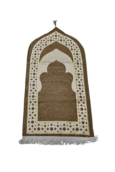 smart home Islamic Pattern Design Cushioned Kids Prayer Rug, Soft Comfortable Prayer Mat 50x100cm
