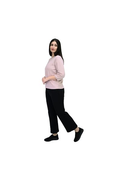 Giordano Women's 3/4 Sleeve Cotton Interlock Tee - Comfort & Style