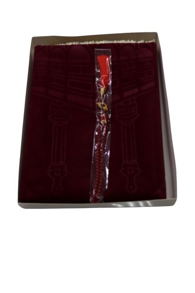 smart home Quilted prayer rug with Islamic drawings design plaid quilted/prayer bed sheet 100*60 cm