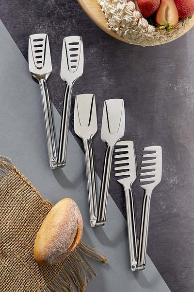 Milenay Set of 3 Decorative Serving Tongs - Elegance and Functionality Together