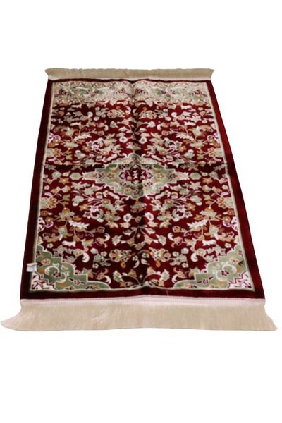 smart home Fantasy Ultra Turkish Large Embossed Quilted Prayer Rug/Prayer Mat 120X66 cm
