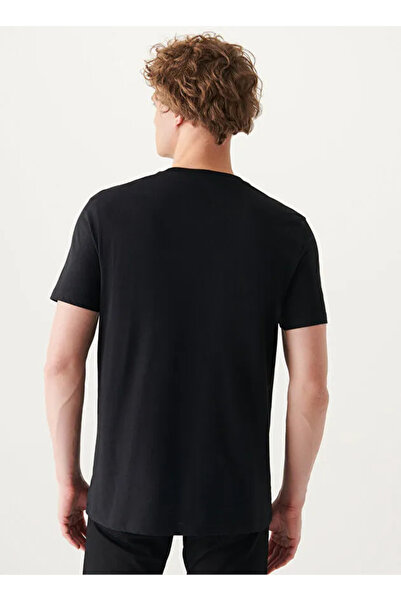 Mavi Bisiklet Yaka Slim Fit Erkek T-shirt