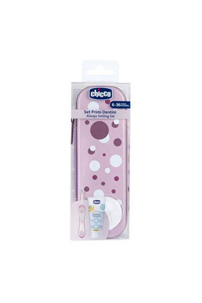 Chicco DİŞ FIRÇASI SETİ 6-36 AY LILA