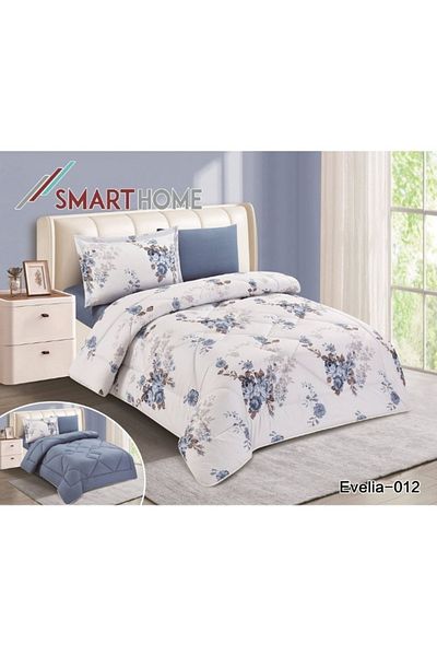smart home Comforter set, double-sided mattress consisting of 4 pieces, comforter 4 pieces, 100% microfiber
