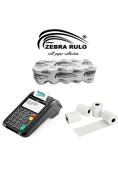 Zebra 56x16 TERMAL POS RULOSU TAM METRAJ GARANTİLİDİR (150 ADET) RULO