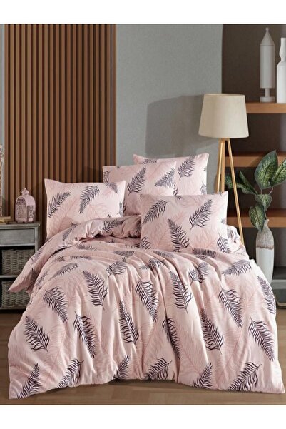 uykulife home collection UYKULIFE SET DE CUVEȚE DE PĂSĂRĂ ROZ CU Cearșafuri ELASTICE