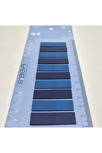 sibga tasarım Transparent Colored Post-It Note Paper - 200 Sheets Bookmark Sticker