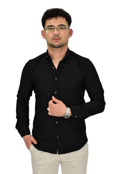 hodbehod Ανδρικό πουκάμισο Lycra Sports Silim Fit BGL-ST04326