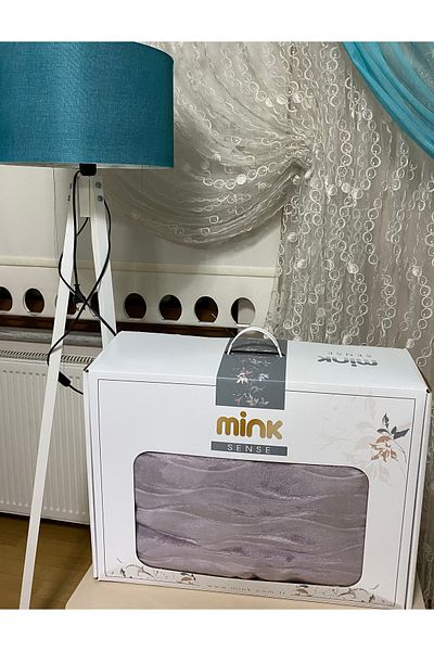 MİNK بطانية مفردة من All Season 500 Plum
