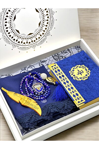 Deniz Elmasları Set de rugăciune cu zikrmatice și cristale, cu Coranul Sufuza...