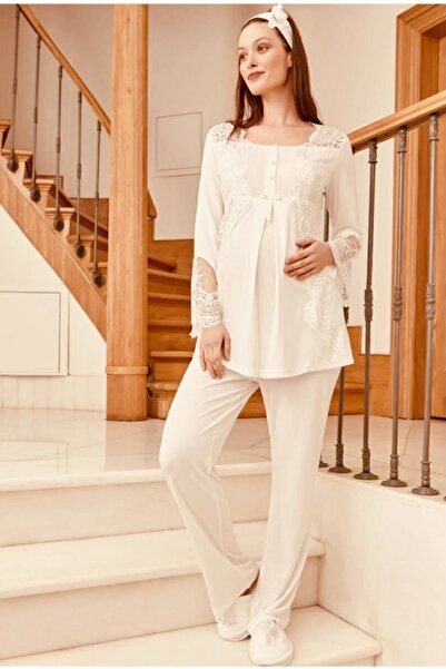 NightLove مجموعة بيجامة الأمومة