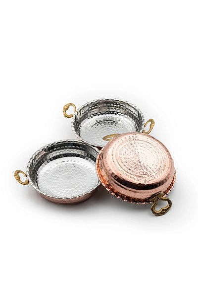 GABAALTI Copper Miniature Breakfast/Pan (12 cm) 3 Pcs