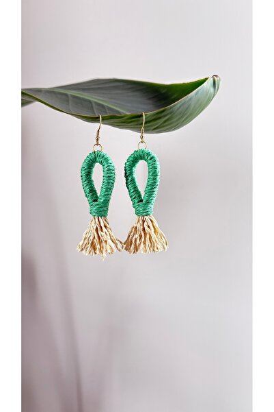 BAGS هدية خاصة لشهر نوفمبر: أقراط دينيس المصنوعة يدويًا ذات الشراشيب