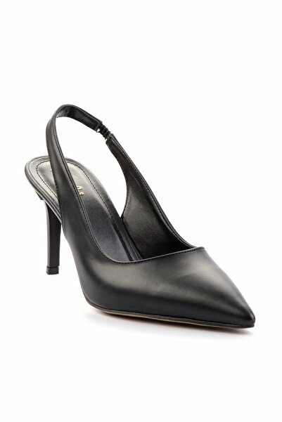 Bambi Siyah Kadın Klasik Topuklu Ayakkabı K01726010509