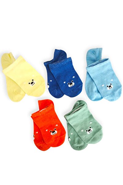 HAYEL 5 чифта многоцветни чорапи с мотив мечета за момичета и момчета