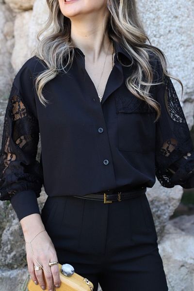 Suzi Women's Lace Detailed Shirt 29589