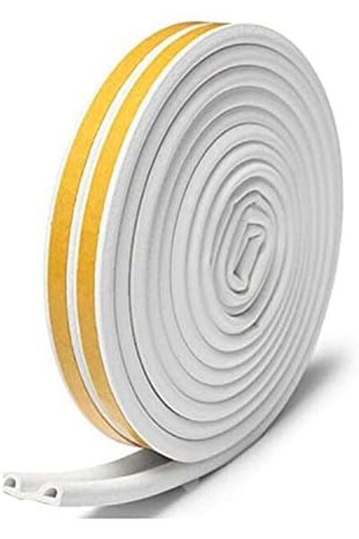 STOREMAX Ntwork 5X2=10 Meters White Door Window Cold Insulation Tape Wick Adhesive Art 1087243