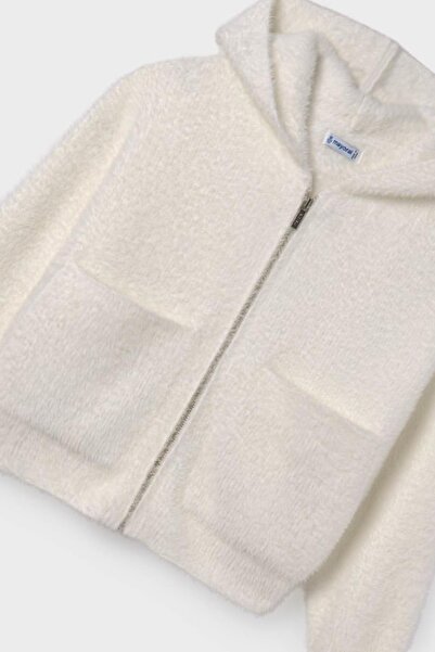 MAYORAL Girl's Ecru Pulover - Knitted Design