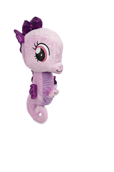 toystower ليلك بيربل 45 سم لعبة حصان البحر القطيفة