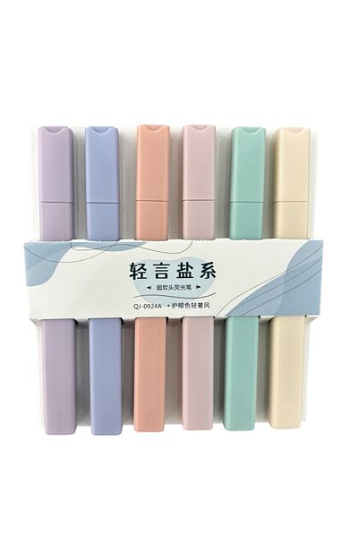 Piramit Kırtasiye Highlighter Set 6 Soft Colors