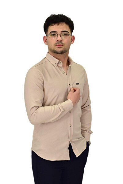 hodbehod Ανδρικό πουκάμισο Lycra Sports Silim Fit BGL-ST04327