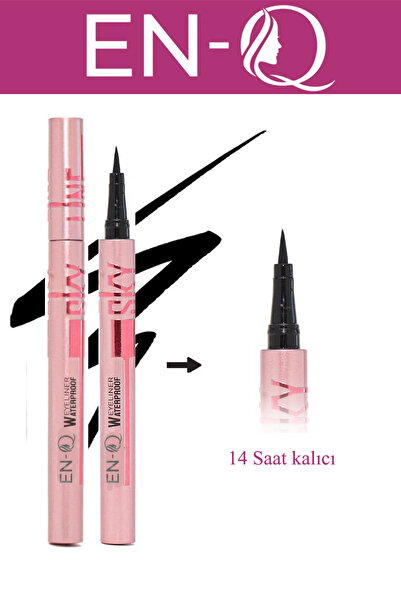 ENQ Sky Ultra Ince Uçlu Eyeliner (SİYAH) - Ultra Thin Eyeliner - Black