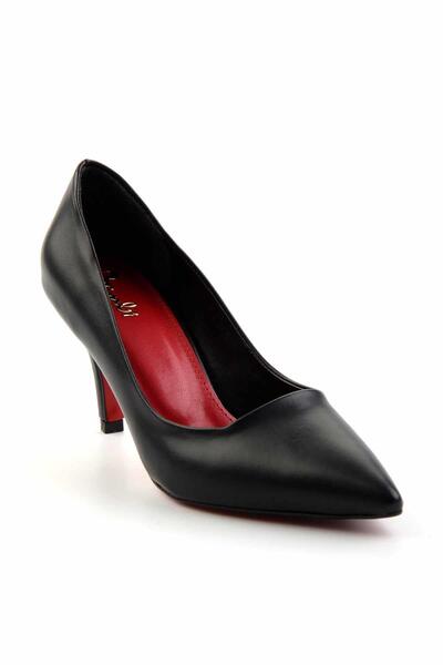Bambi Classic Black Women's Heeled Shoes - K 01231400909