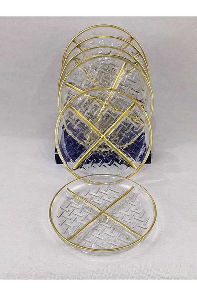 AR HOME 6 pieces Glass - serving plate