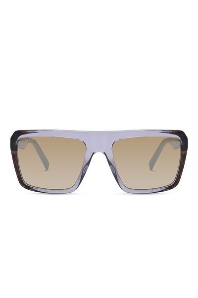 EYE'M Sunglasses Models;eye'm ;bl 2009/s, 55, Kb7,brown Silver Acetate Square Brown For Male
