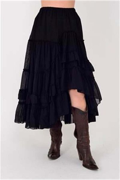 Bohem Stil Special Design Raw Linen Authentic Lined Carmen Skirt