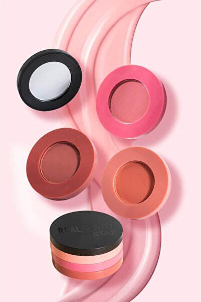 real beauty مجموعة بلاشر احمر خدود مكونة 3 الوان من ريل بيوتي