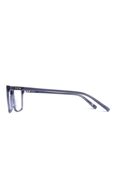 EYE'M Optical Frame Model O;eye'm;tr 1027, 53, Kb7 Transp. Grey Square For Male