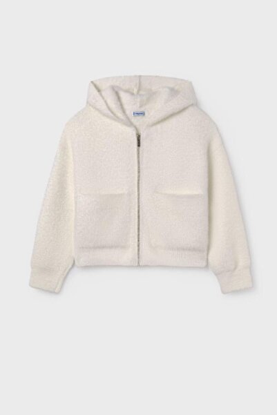 MAYORAL Girl's Ecru Pulover - Knitted Design