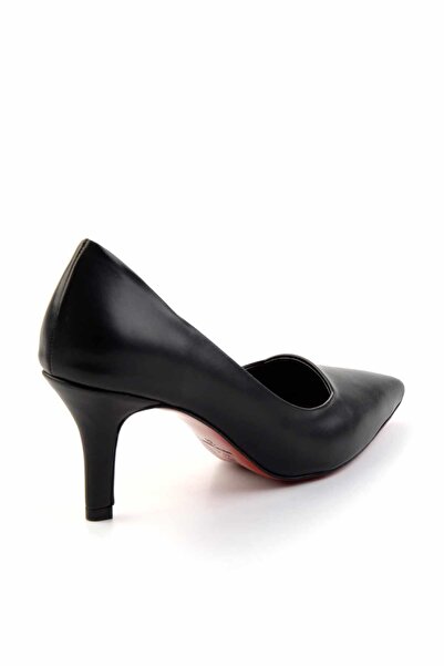 Bambi Classic Black Women's Heeled Shoes - K 01231400909