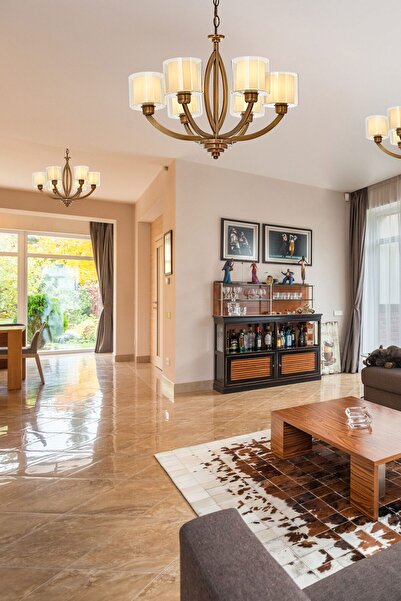 Avonni Av-60362-8e Eskitme Kaplama Modern Avize E27 Metal Kumaş 65cm