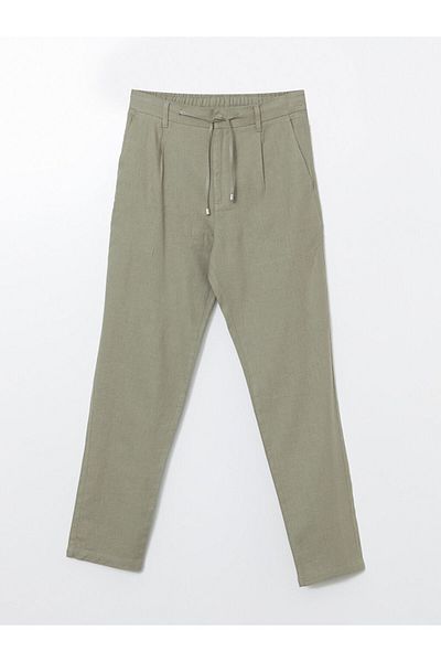 LC Waikiki Ανδρικό παντελόνι New Season Slim Fit Λινό Μικτό - S5EE27Z8