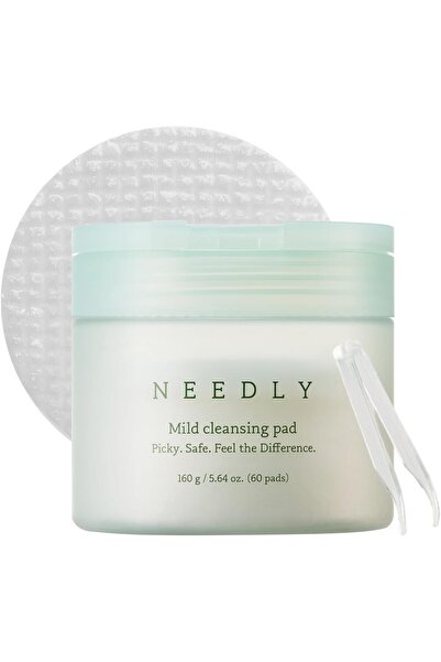 needly وسادة تنظيف خفيفة لتنظيف عميق ثلاثي من نيدلي، مزيل مكياج  مناديل تنظيف...