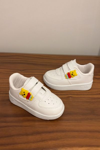 ALTUNTAŞ Pantofi sport unisex pentru fete și băieți cu ursuleț cu velcro