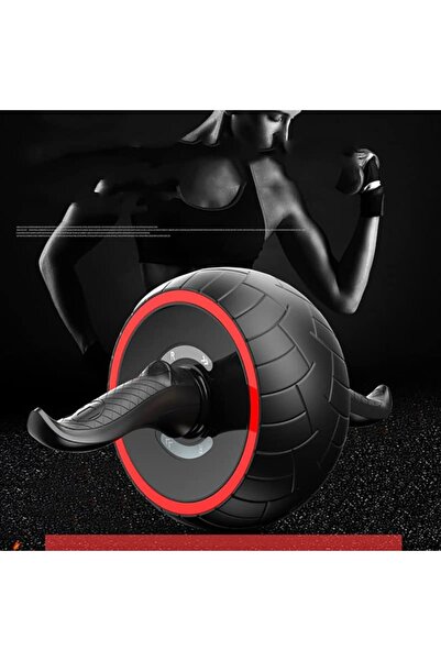 MultiFlexPro Ab Wheel Roller Geniş Karın Kası Tekerleği, Oto Frenli Fitness Gövde Egzersizi Tekerleği Spor Aleti