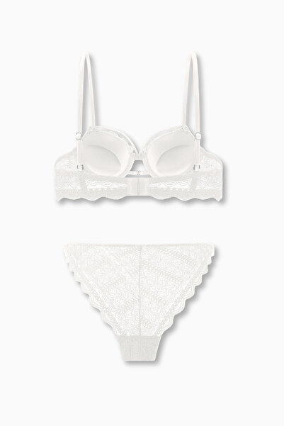 Wonna Noa Lace Bra Panty Set - Padded - 2609 - Ecru