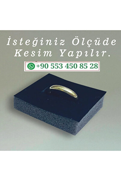 ÇUKUROVA ÜTÜ SİYAH SÜNGER 3,5 X 4,5 X 1 CM (Yüzük Kutusu İçin)