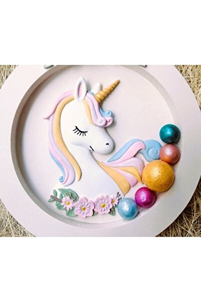 morlalem m Unicorn Pony Silikon Kalıp K-944, Kokulu Taş Sabun Alçı Mum Kalıbı