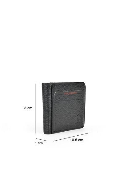 Ziya Men's Genuine Leather Wallet 1519841 Zy111 Black